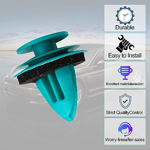 Image of 100Pcs Door Trim Panel Retainer Clips Compatible with Toyota Tacoma Sienna Cruiser Avalon Corolla Camry Tundra Sequoia Matrix Prius RAV4 Lexus Scion Land, 1Pcs Fastener Remover 90467-10188