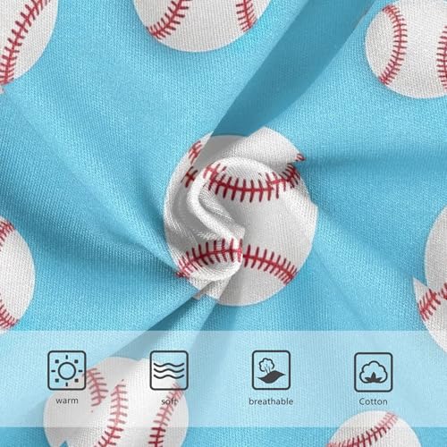 Cotton Toddlers Underwear Floral White Baseballs Red Stripes Blue Little Girl Panties Funny Kids Briefs Undies 2t3