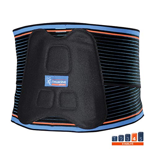 Ceinture de maintien lombaire Strapping Thuasne Sport - Noir - Taille M - 71 à 86 cm