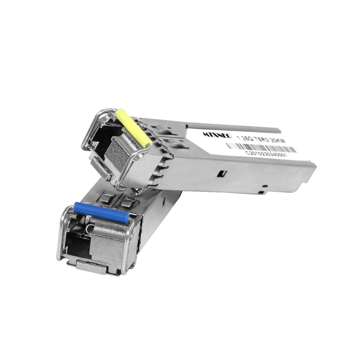 a Pair of 1.25G SFP Bidi Transceiver 1000Base-BIDI, 1550nm/1310nm SMF, up to 2~3 km, for Cisco, Ubiquiti UniFi, Mikrotik, D-Link, Netgear and More