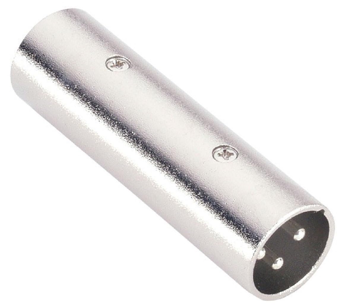 Adam Hall 12 Sets Connectors Ganzmetall Adapter Verbinder Konverter - XLR 3 pol Female Kupplung auf XLR 3 pol Female Kupplung Buchse + XLR Stecker auf XLR Stecker