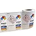 GHS Labels, SDS OSHA Labels for Chemical Safety Data, 3 x 4 Inch Roll of 260 MSDS Stickers with GHS