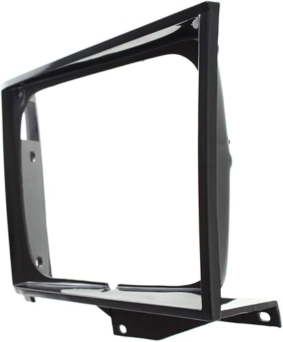 Miniatura 3 de KarParts360 Para Chevy S10 1982-1990 - Par de puertas de faros delanteros del conductor y del pasajero  Negro  GM2512127 + GM2513127  15653681 +