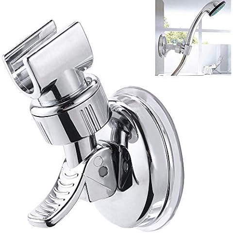 Shower Head Holder Vacuum Suction Cup Adjustable Handheld Universal Wall Mounted Bracket No Drilling Required Cover
