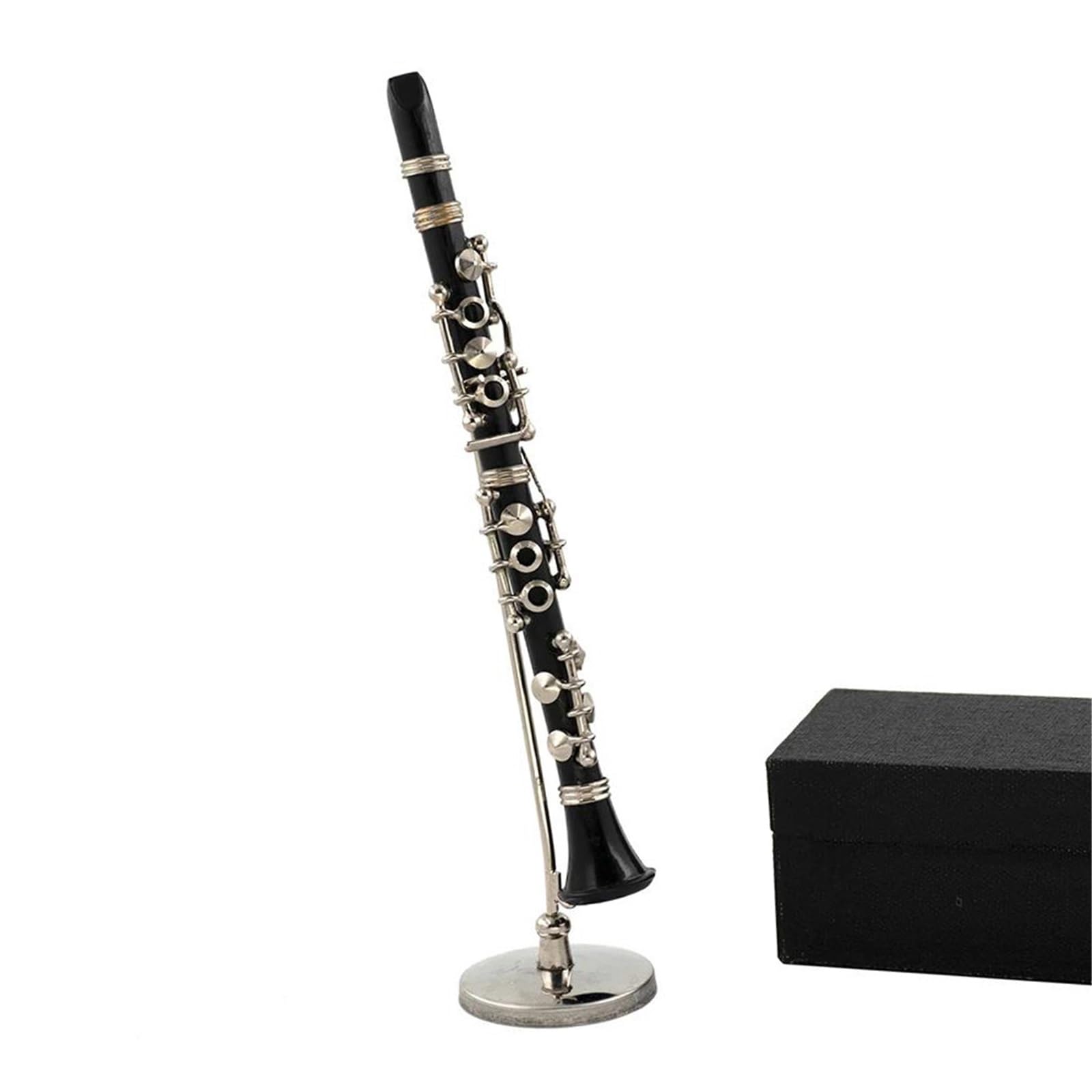 Ozdoby na instrumenty muzyczne Miniaturowe ozdoby instrumentów muzycznych w formie klarnetu ze stopu metali(16cm)