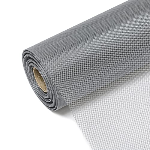 Rollo de mosquitera de fibra de vidrio para puertas y ventanas, resistente a los rayos UV y a la intemperie, repuesto de pantalla para patio y uso doméstico