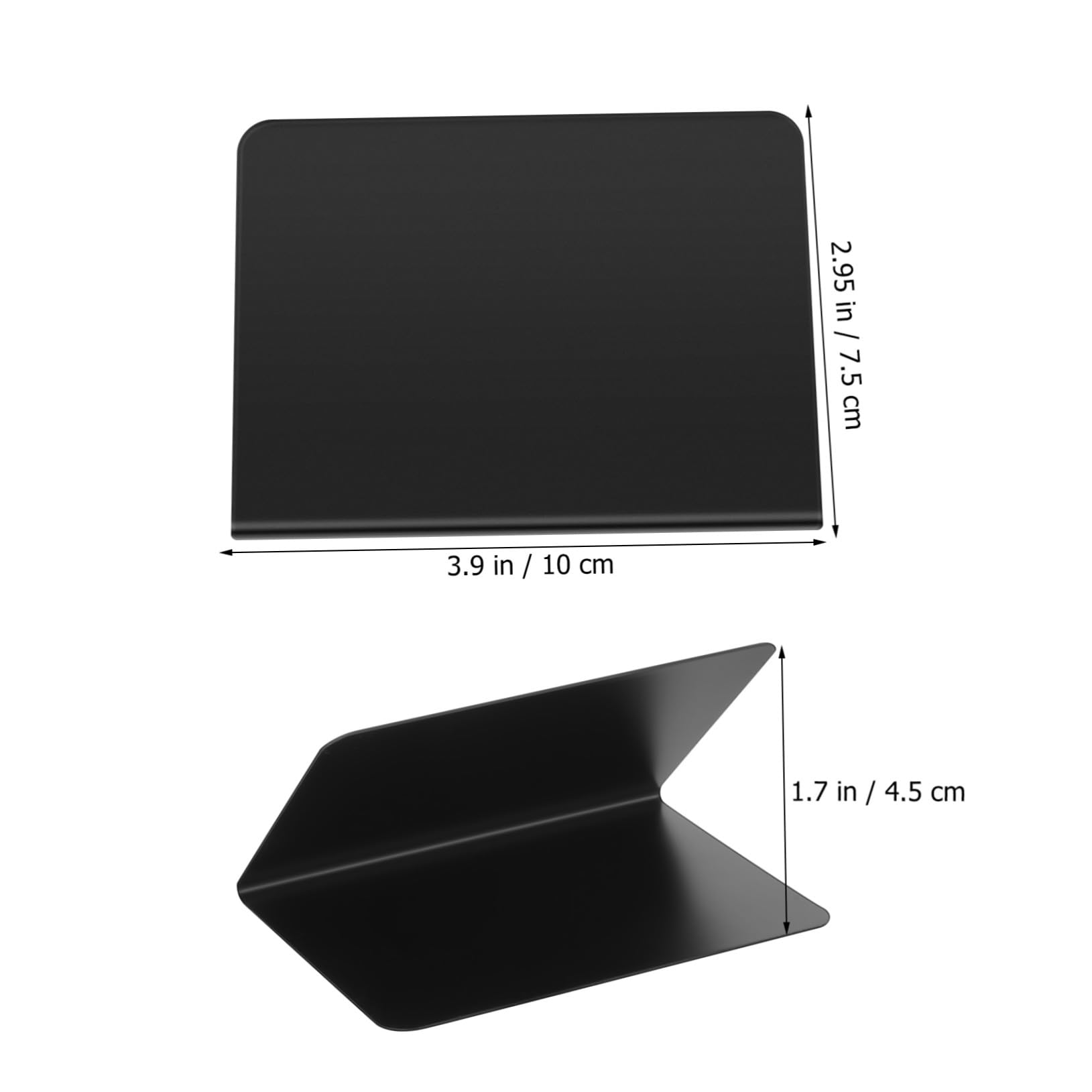 40 Stück Teiliges Mini Kreidetafel Kleine Schwarze Schiefertafeln zum Beschriften Buffet und Food Display Schilder für Party Hochzeit Tischdekoration Abwischbar Praktisch und