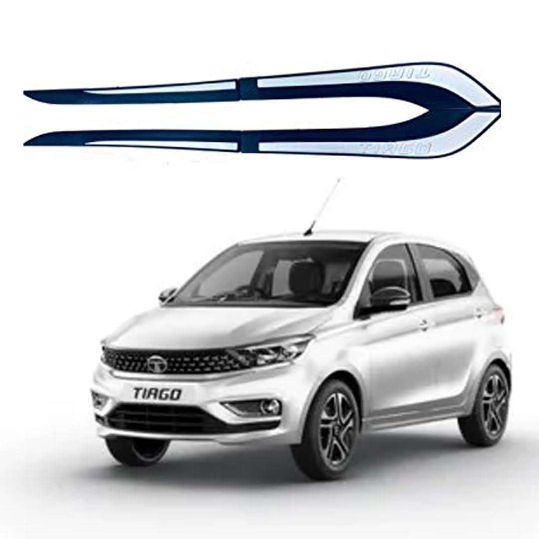 DriveStylish Car Door Body Side Beading/Molding/Cladding for Tata Tiago Set of 04