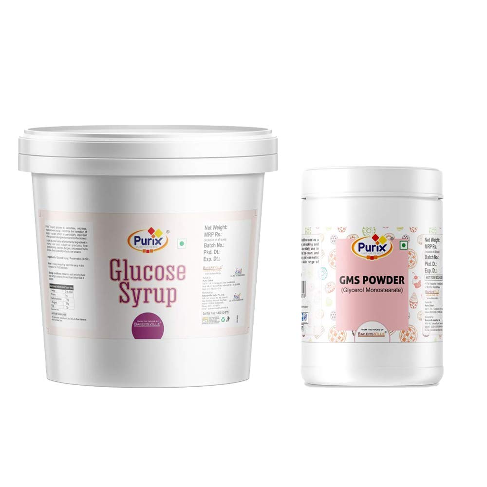 BAKERSVILLE Combo of Purix Glucose Syrup 1kg and GMS Powder, 300g (B08P8WLLXX) Amazon Price History, Amazon Price Tracker