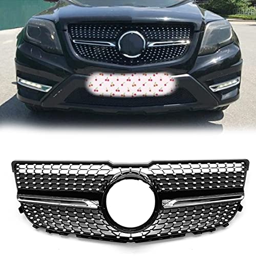 Grille avant pour Benz GLK X204 maille de capot supérieure noire luxe