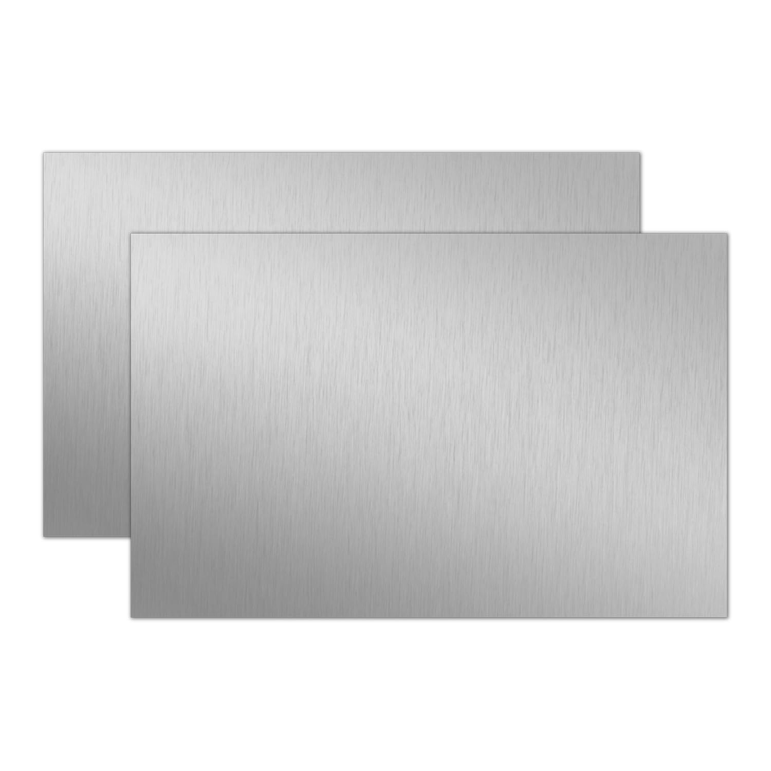 Stainless Steel Sheet,4" x 6"-20 Gauge(0.8mm) Thickness 430 Stainless Steel Metal Plates for DIY, Jewelry, Electrical, Repair, Industrial(2 Pac-image-38