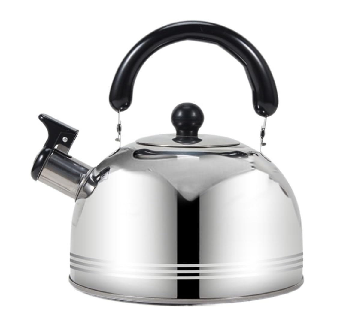 Bouilloire en acier inoxydable 3L avec sifflet de cuisine de sécurité