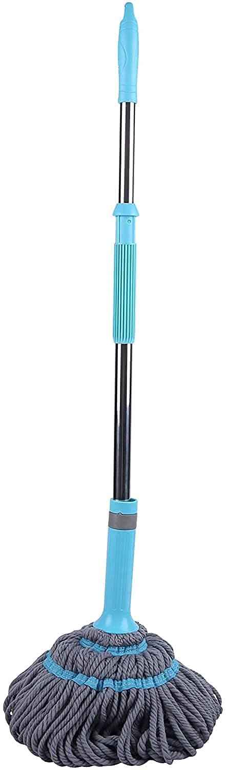 Elbexy Microfiber Magic Twisting Mop, Extendable Stainless Steel Handle, Reusable, Home, Office, Shop, Factory, Hospital, Cleaning Mop (Pack of 1/graycolor) (B0D4M9772G) Amazon Price History, Amazon Price Tracker