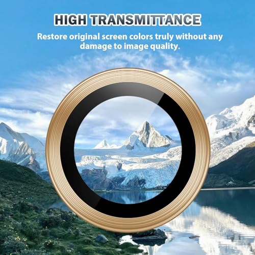 Image of PACK 2 Camera Lens Protector for Samsung Galaxy S26 Ultra Pink Gold AR AF Coated 9H Tempered Glass Camera Guard, Anti Drop, Scratch Resistant Camera Lens, Case Friendly Waterproof Heavy Duty UHD Clear Camera Cover