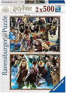 Ravensburger Harry Potter Jigsaw Puzzles for Adults and Kids Age 10 Years Up -2 x 500 Pieces [Amazon Exclusive]