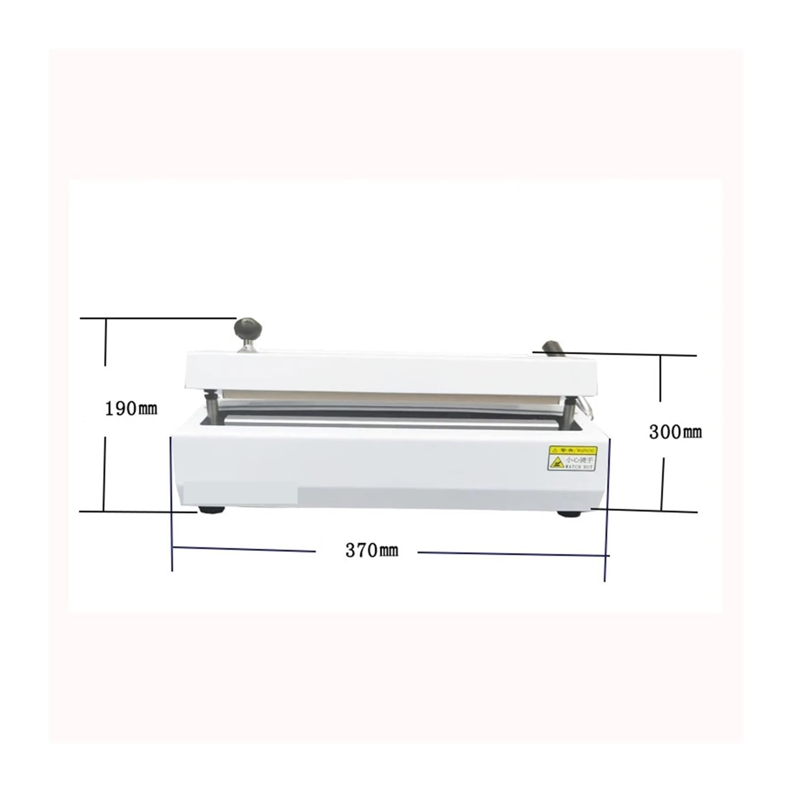 Macchina sigillatrice for sacchetti di sterilizzazione da 300 mm, macchina confezionatrice for sacchetti di disinfezione, sigillatrice e da 400 W Per uso fai da te(Temp adjustment)