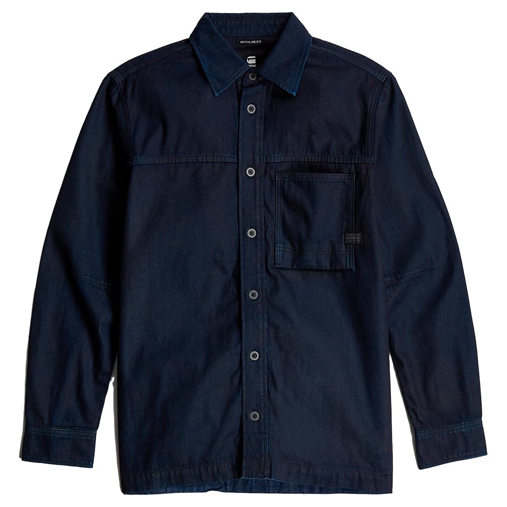 G-STAR Koszulka Mężczyźni Koszula Z 1 Kieszenią Regular Denim