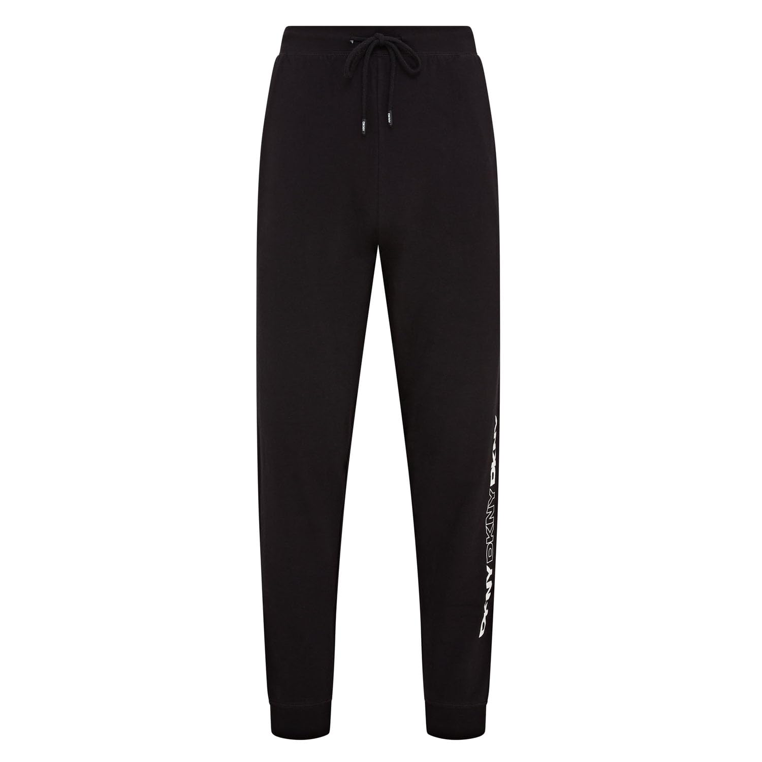 DKNY Trojan Herren-Loungehose, 100% Baumwolle, taillierte Jogginghose für Herren, mit Markenstreifen, Kordelzug an der Taille und tiefen Taschen, bequeme Jogginghose für Herren