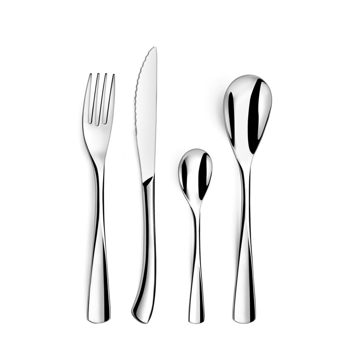 Amefa Moderno bestekset 24-delig • Zilver • de Bijenkorf