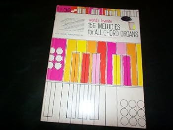 Paperback world's favorite 156 Melodies for All Chord Organs Book