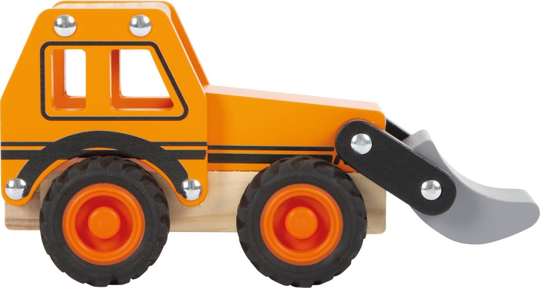Small Foot Excavadora de Madera FSC® 100% certificada, Cargador Frontal, Desde los 18 Meses, 12447