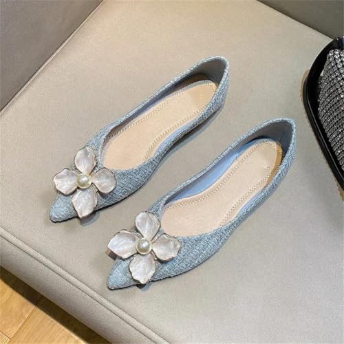 Women Flower Flats Shoes Girls Fashion Casual Elegant Style Slip On Shoes2