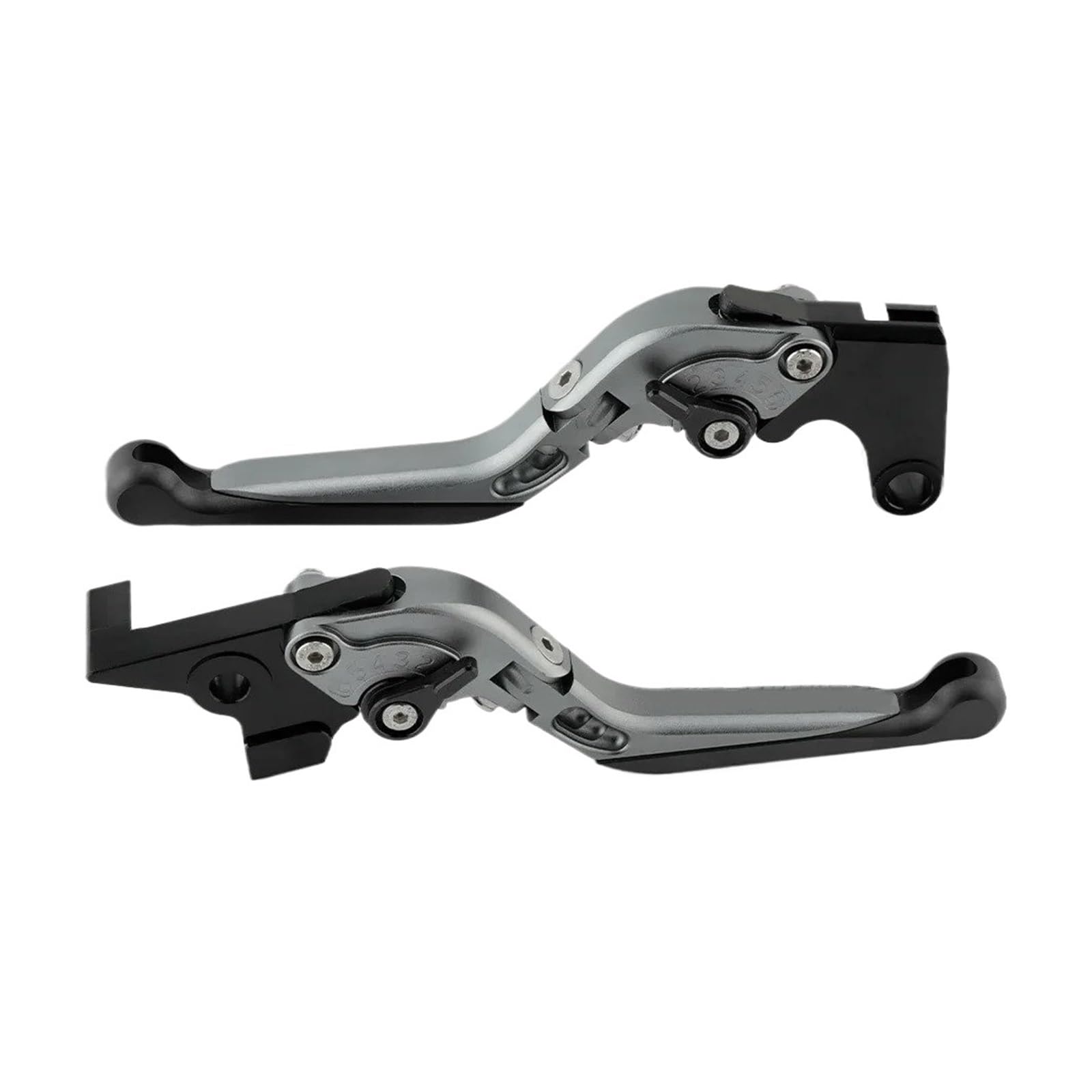 Ragpukmuan Titanium Black Motorbike Hand Brake For Fjr1300 For Yzf1000r Thundercat Fjr 1300 Yzf 1000R Motorcycle Adjustable Folding Handles Brake Clutch Levers Parking Tool(Titanium Black)
