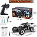 SZJJX Remote Control Car for Kids 3 4 5 6 7+, 20 KM/H High-Speed RC Cars with LED Lights, 2.4GHz 2WD Monster Truck Toys, Rechargeable RC Car, Toy Cars for Girls Boys, Christmas & Birthday Gifts–Black