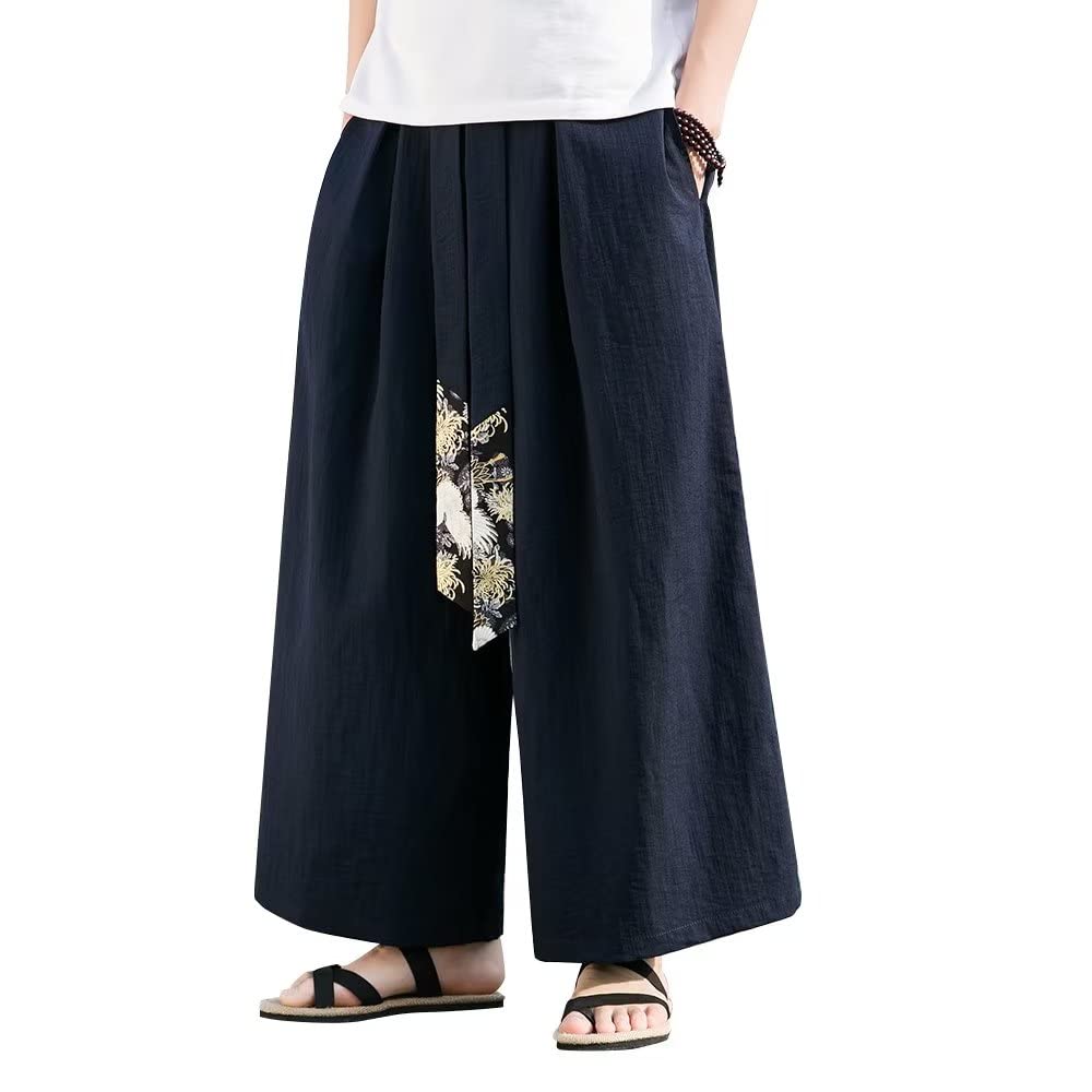 janjanvanessche 袴パンツ Amazon | [YIMANIE] ワイドパンツ 袴パンツ メンズ ガチョウ