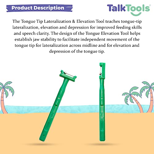 TalkTools Tongue Tip Lateralization & Elevation Tools - Set of 2 - Speech Therapy Tools by TalkTools