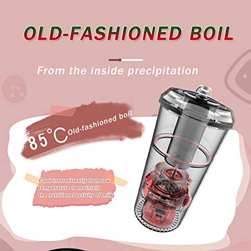 TWW Milchteemaschine, Kalorienarmer Tragbarer Wasserkocher, Automatischer Multifunktions-Reisekochbecher, Geeignet Als… – Bild 3