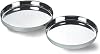 Vinod Stainless Steel Traditional Dinner PlateBhojan ThaliKhumcha Thali Set of 2, Size: 28 CM
