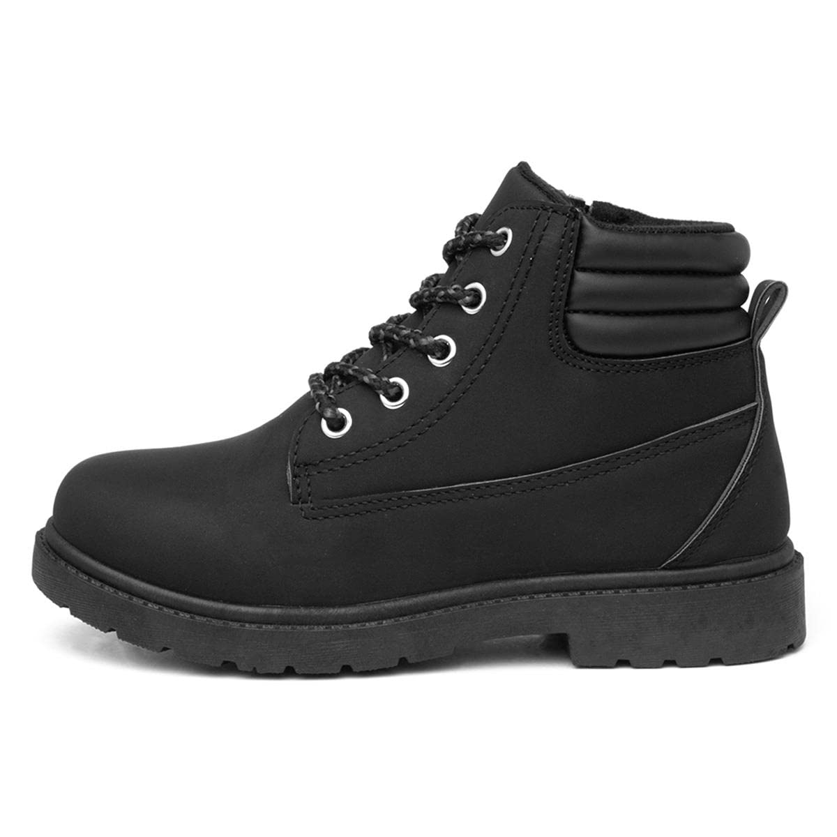 Boys Black Lace Up Ankle Boot