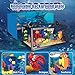 8 in 1 Fish Tank Building Sets, Marine Aquarium Building Toy with LED Light Animal Miniature Landscape Including Octopus Crab, Christmas Birthday Gifts for Adults Boys Girls Kids Ages 6 8 10 12+