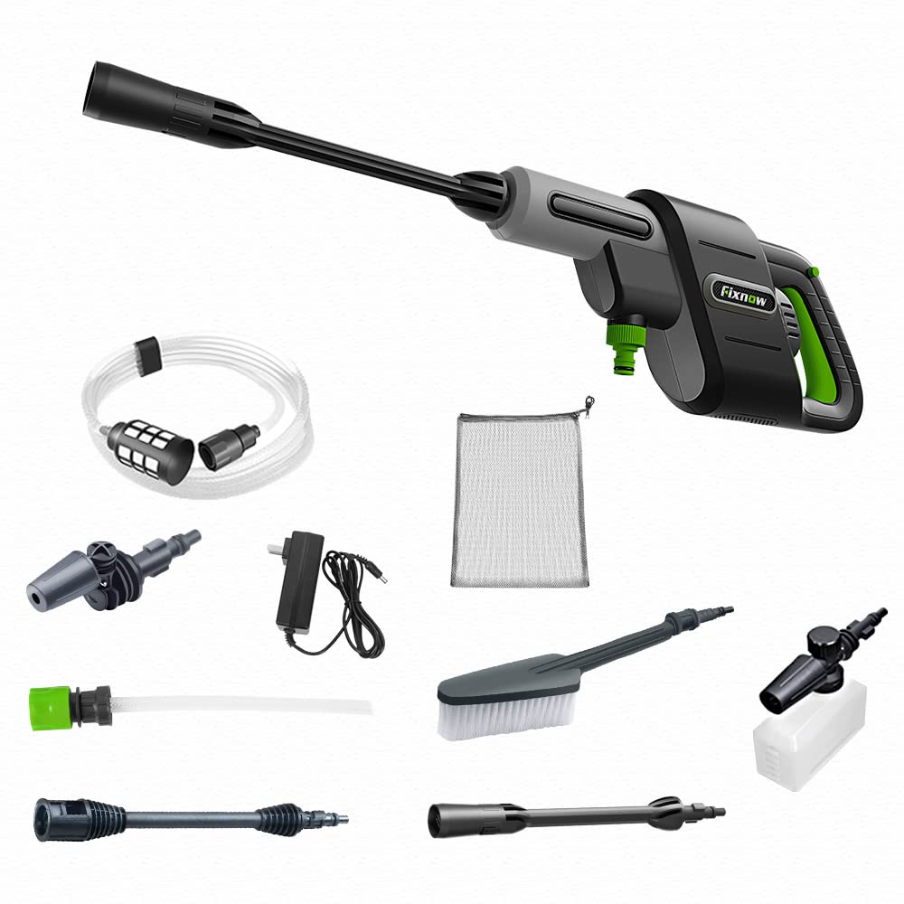 Buy Fixnow 300E Cordless Pressure Washer,24V 600PSI1.1GPM Portable