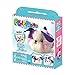The Orb Factory Fluffables Nugget Arts & Crafts, Purple/Pink/White, 5.75" x 2" x 6"