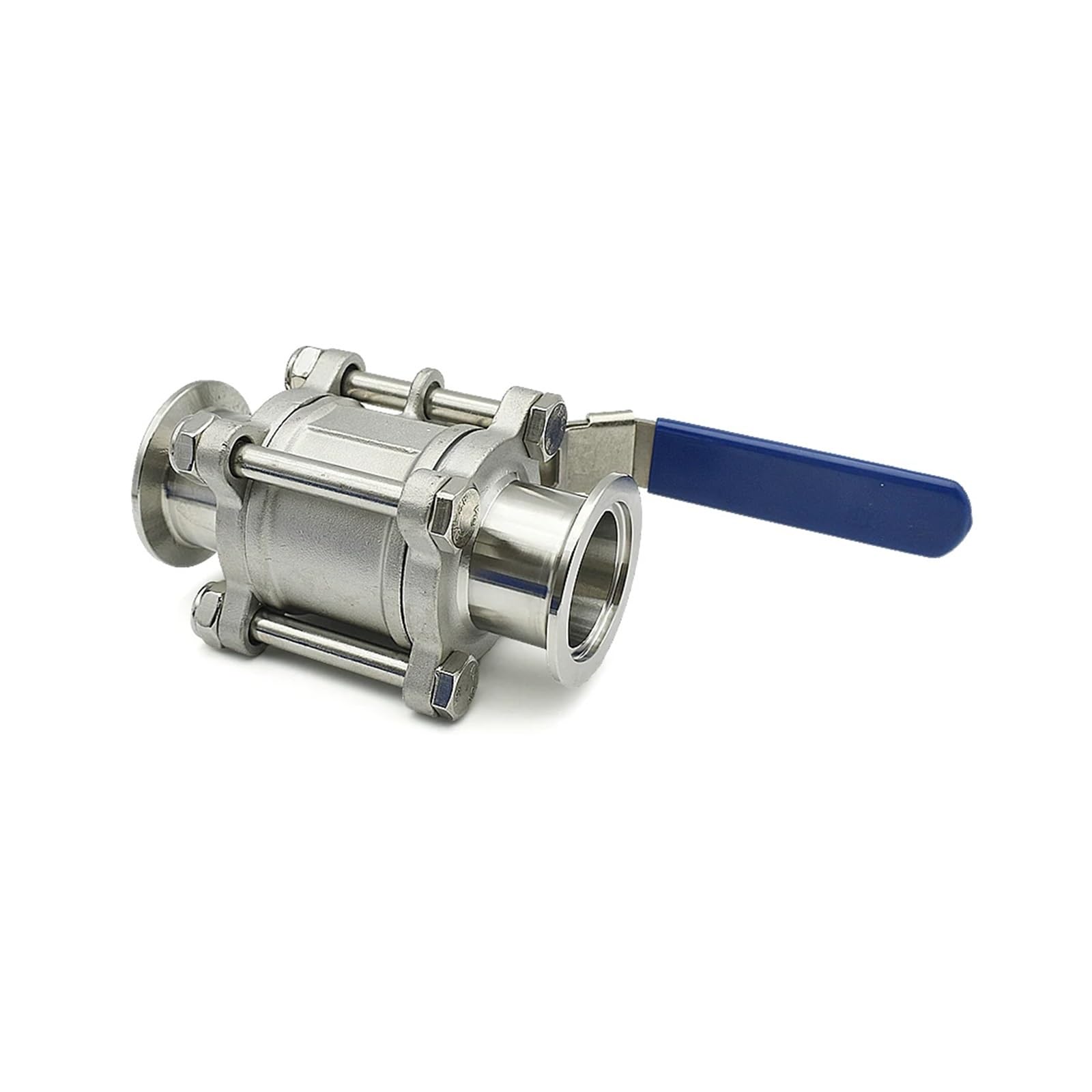 MIUYTRN Brida de instalación rápida de válvula de bola de alto vacío Manual de tres piezas de acero inoxidable KF16 KF25 KF40 KF50 SUS304 cuicui(KF40)