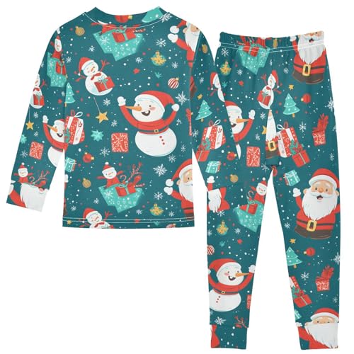 Pjs Sets Christmas Two Snowman Red Cardinals Pajama Sets,Long Sleeve Sleepwear Sets 12M 202b81512