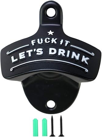 Bottle Opener Wall Mounted, Christmas Funny Wall Mount Bottle Opener