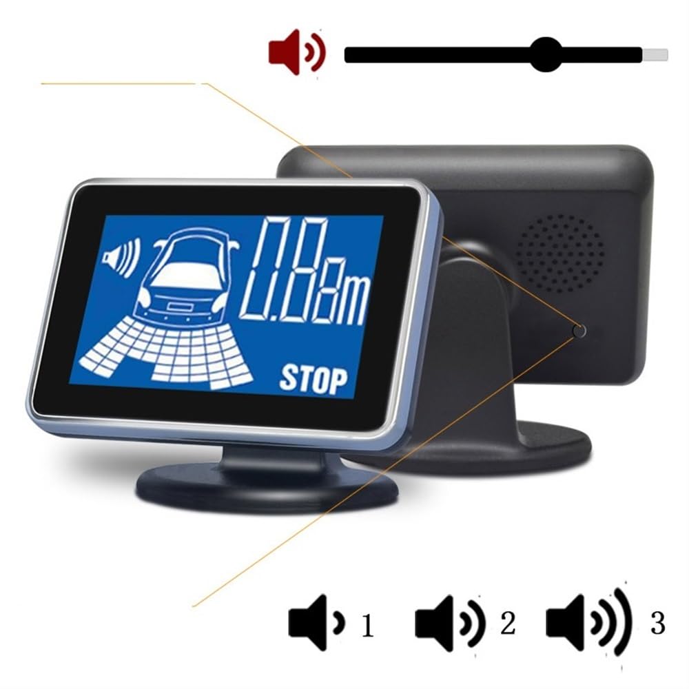 Sensor Aparcamiento 4 sensores de estacionamiento con Radar