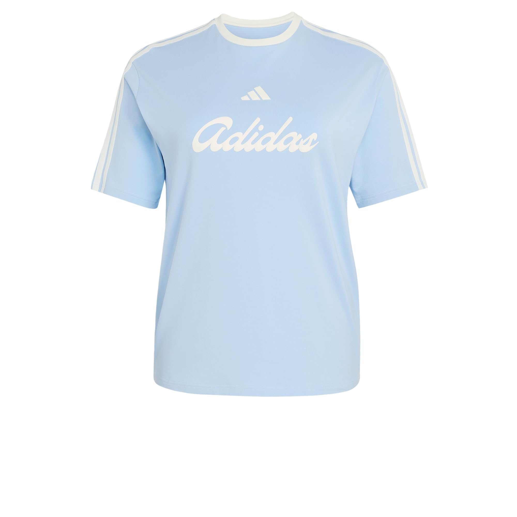 Adidas Women's Bleu Graphic T-Shirt Lux Tiro