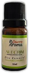 Óleo Essencial de Alecrim 10ml – 100% Puro e Natural – Ideal para Difusor, Aromaterapia e Cuidados Capilares – Aroma Herbal Intenso e Estimulante – Quero Aroma