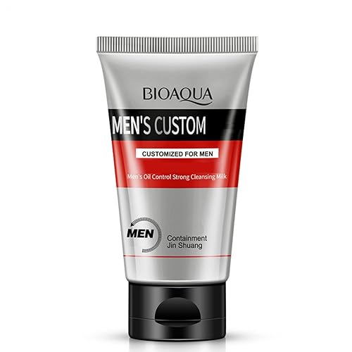 BIOAQUA Hombres Hydra Pure Matte Delicado Limpieza Facial Lavado Sebum Control Hidratante Tubo 3.53 oz