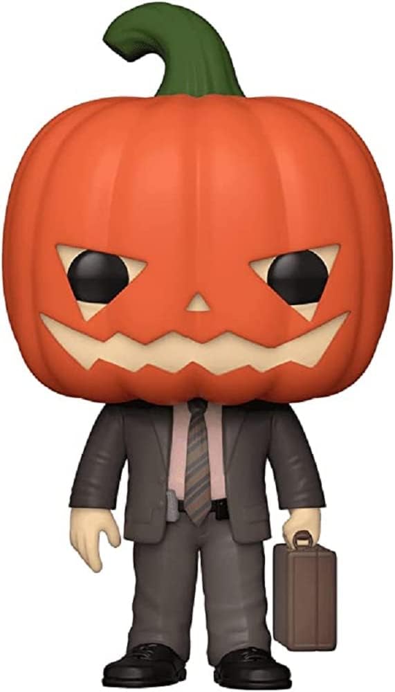 Funko POP TV: The Office - Dwight with Pumpkinhead, Multicolor (57393)