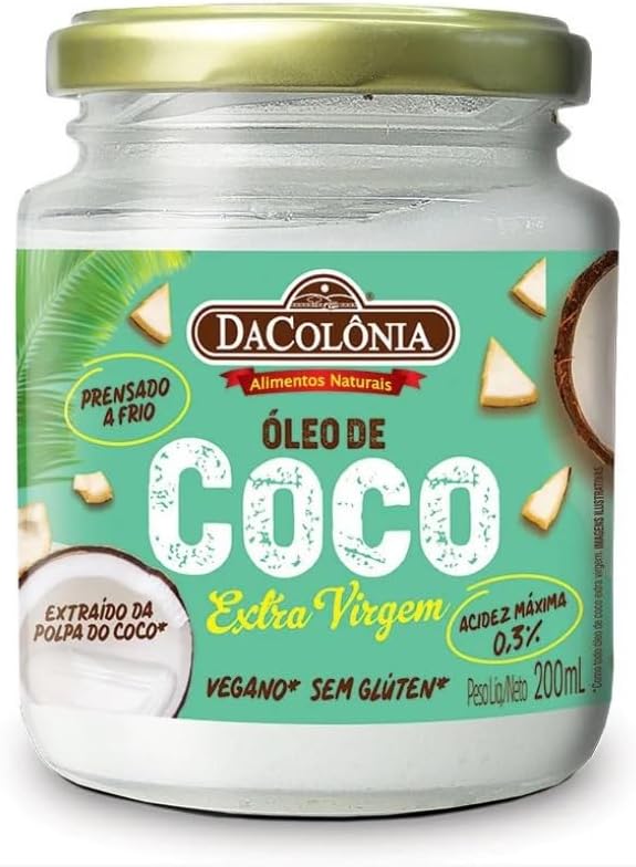 Óleo de Coco Extra Virgem DaColônia 200ml Óleo de Coco Extra Virgem DaColônia 200ml