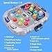 Large Double Hammer Toy for Kids Ages 3+, 11x15 Inch Early Learning Toy with Lights & Sounds, Interactive Pounding Bench with 9 Speed Levels, Perfect for Families with Multiple Kids of Different Ages