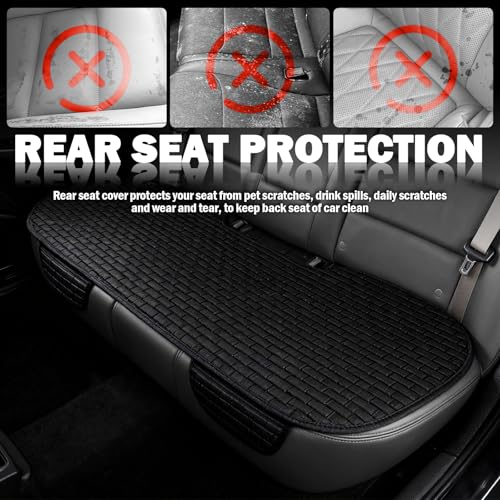 Car Back Seat Cover with Side Pockets for Cars,SUVs by JORAM - Used condition - Image 4