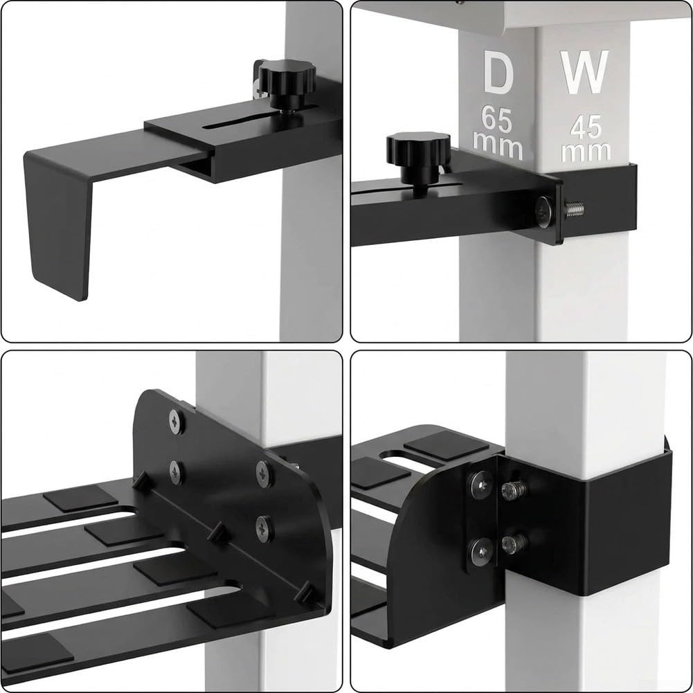 para soporte para torre PC Ajustable 15-26cm Sin Taladro para(75 * 45)