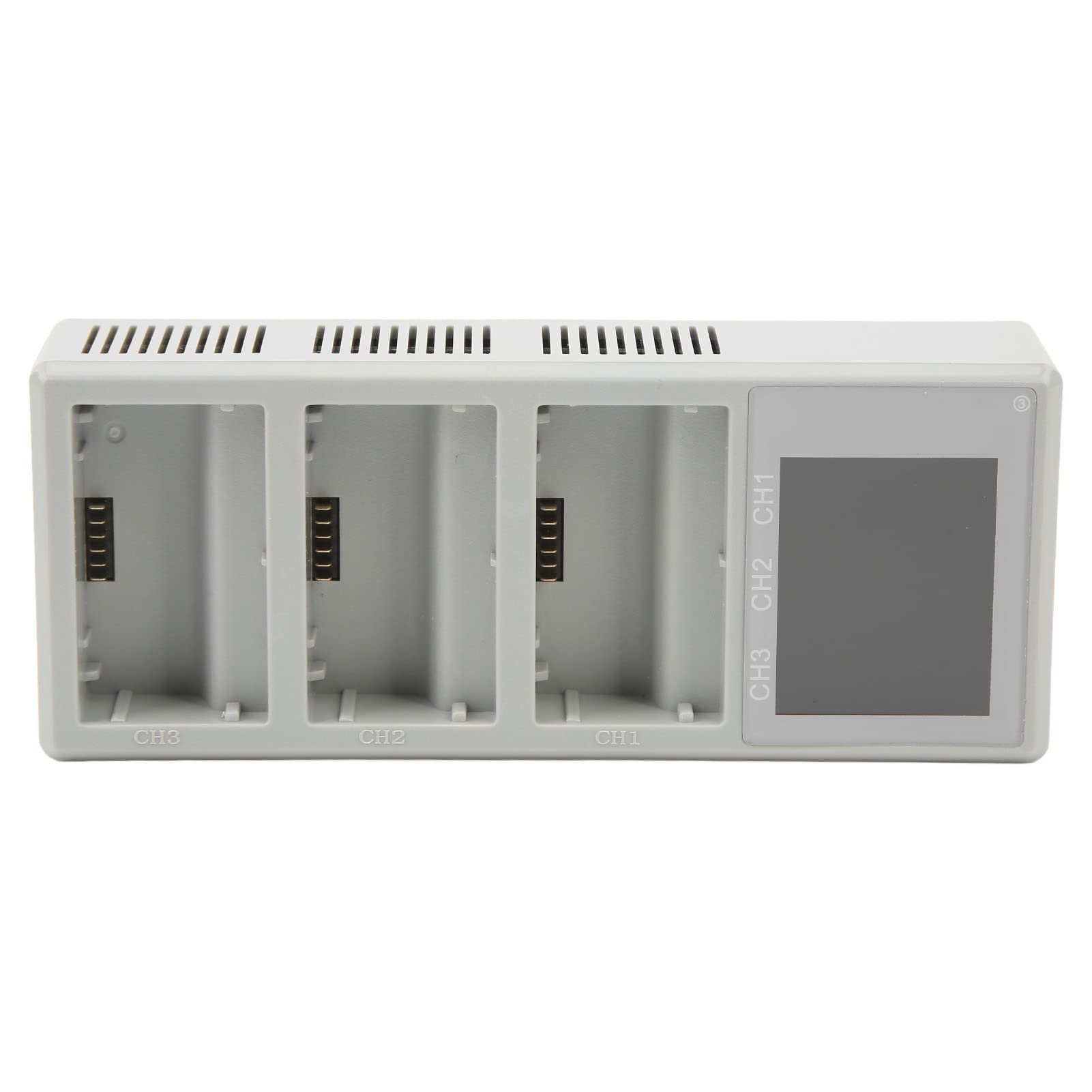 Hub de Chargement de Batterie de Drone, écran LCD Efficace, Chargeur USB pour Mini 3 Pro Mini 3, Longue Durée de Vie de la Batterie, Plastique Gris
