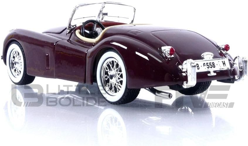 Bburago 22018r Jaguar Xk 120 Convertible 1:24 Scale